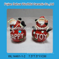 Personalized ceramic christmas party gifts with led light